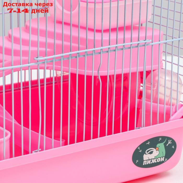 Клетка для грызунов "Пижон", 27 х 21 х 27 см, розовая - фото 2 - id-p227120121
