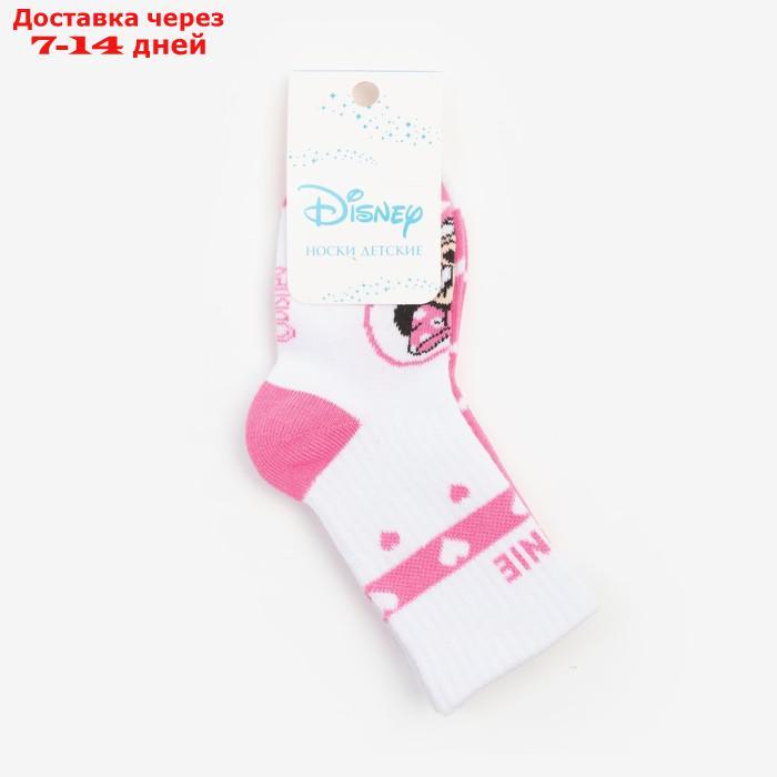 Набор носков "Minnie", Минни Маус, розовый/белый, 12-14 см - фото 6 - id-p226953910