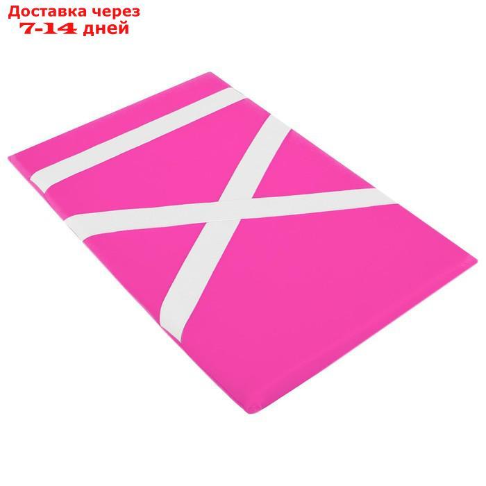 Защита спины гимнастическая (подушка для растяжки) лайкра, цвет розовый, 38 х 25 см, (ПЛ-9308) - фото 2 - id-p227095938