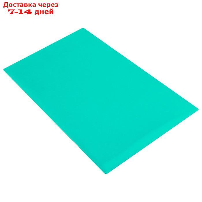 Защита спины гимнастическая (подушка для растяжки) лайкра, цвет зелёный, 38 х 25 см, (ПЛ-9316) - фото 3 - id-p227095939