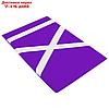 Защита спины гимнастическая (подушка для растяжки) лайкра, цвет фиолетовый, 38 х 25 см, (ПЛ-9306), фото 2