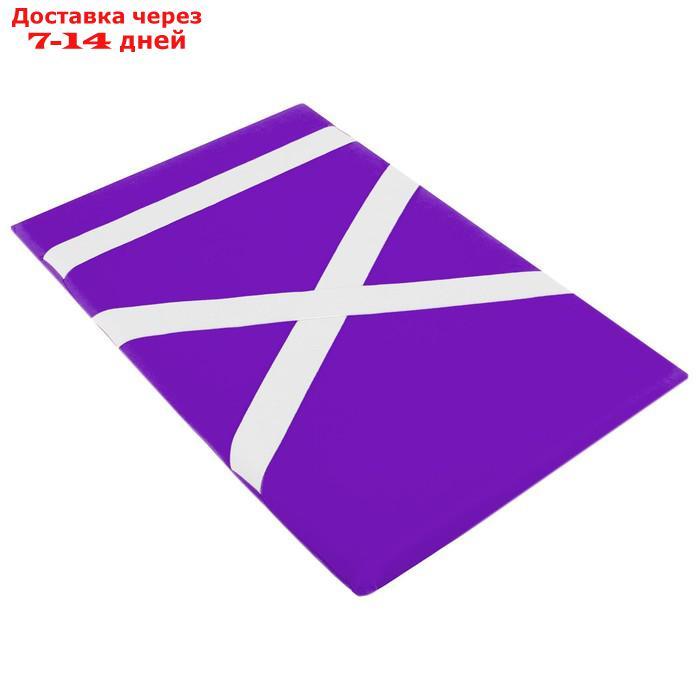 Защита спины гимнастическая (подушка для растяжки) лайкра, цвет фиолетовый, 38 х 25 см, (ПЛ-9306) - фото 2 - id-p227095940