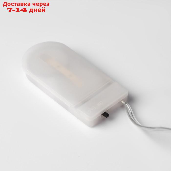 Светодиодная фигура "Ёлка с ягодами", 10 × 33 × 7 см, пластик, батарейки CR2032х2, свечение тёплое белое - фото 4 - id-p227118815