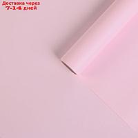 Пленка для цветов "Перламутр", нежно-розовый, 58 см х 5