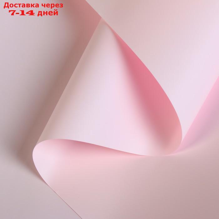 Пленка для цветов "Перламутр", нежно-розовый, 58 см х 5 - фото 2 - id-p227097637