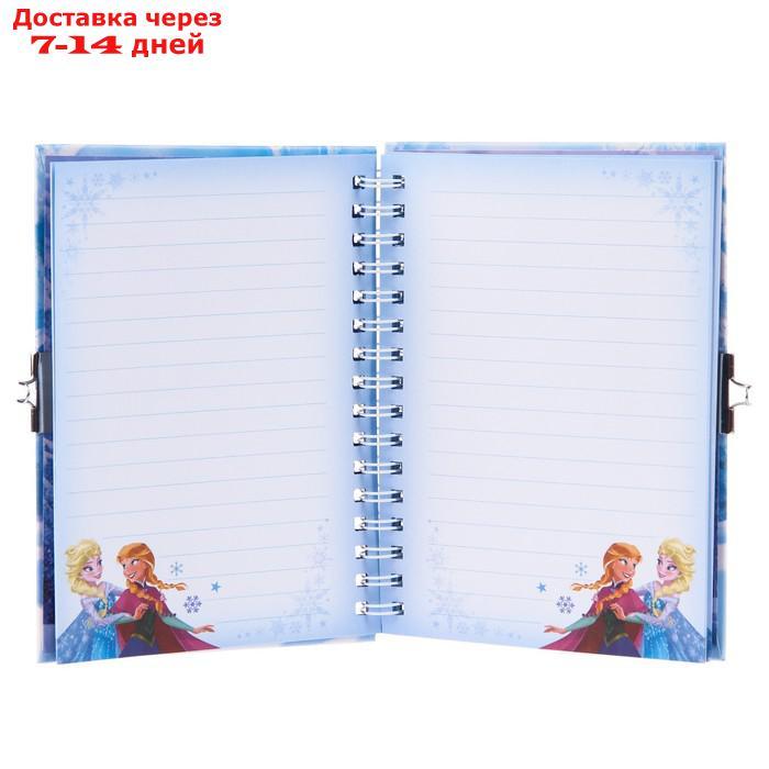 Блокнот детский на замочке "Мой дневник", Холодное сердце, 50 листов, А6 - фото 5 - id-p226975557