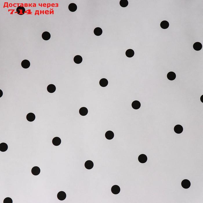 Бумага упаковочная крафт "Черный горох", 0,55 х 10 м, 70 г/м² - фото 2 - id-p227097648