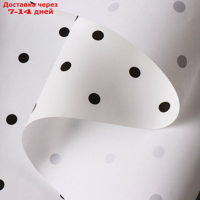 Бумага упаковочная крафт "Черный горох", 0,55 х 10 м, 70 г/м² - фото 3 - id-p227097648