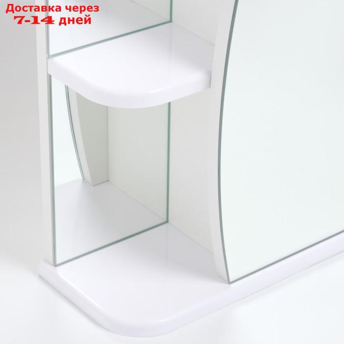 Комплект мебели Тура 60: тумба с раковиной + шкаф-зеркало - фото 2 - id-p227102998