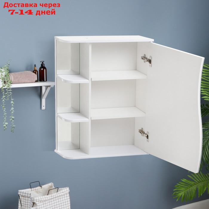 Комплект мебели Тура 60: тумба с раковиной + шкаф-зеркало - фото 3 - id-p227102998