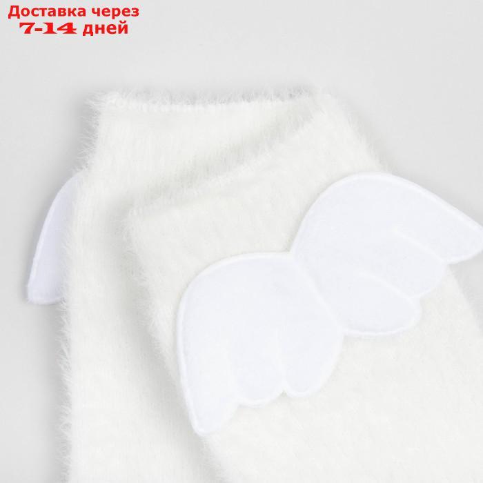 Носки махровые MINAKU с нашивкой, цвет белый, размер 36-39 (23-25 см) - фото 2 - id-p227114278