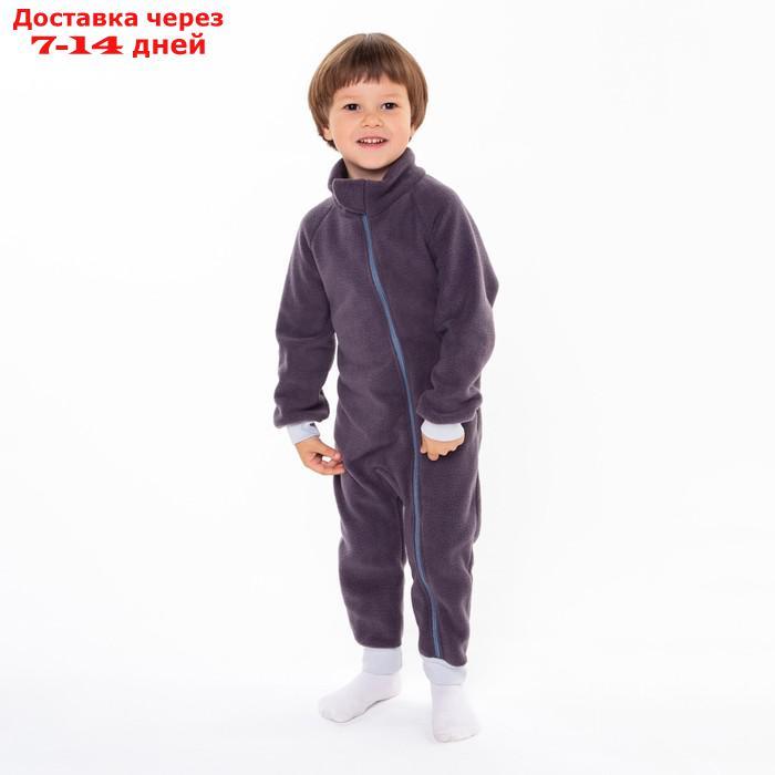 Комбинезон для мальчика А.965, цвет т.серый, рост 74-80 см - фото 2 - id-p227115350