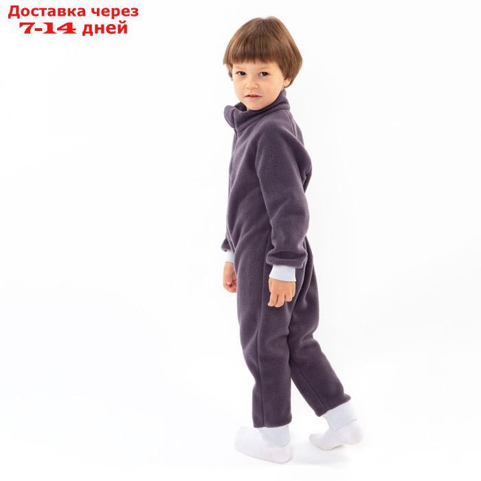Комбинезон для мальчика А.965, цвет т.серый, рост 74-80 см - фото 3 - id-p227115350