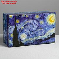 Коробка прямоугольная "Ван Гог. Звездная ночь", 20 х 12.5 х 7.5 см