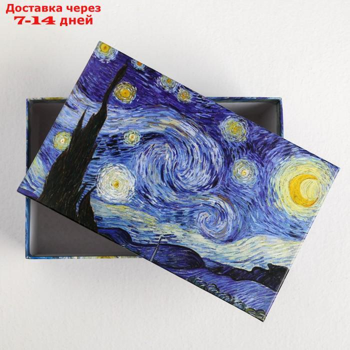 Коробка прямоугольная "Ван Гог. Звездная ночь", 20 х 12.5 х 7.5 см - фото 4 - id-p227097665