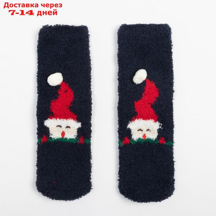 Носки женские махровые MINAKU "Новогодние", размер 36-39 (23-25 см) - фото 1 - id-p227114280
