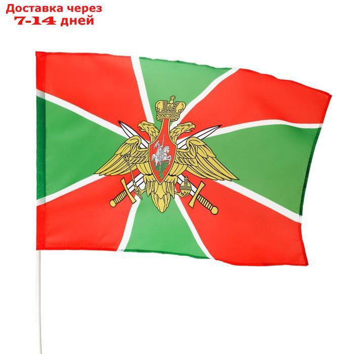 Флаг Пограничных войск, 90 х 135 см, полиэфирный шелк, без древка - фото 2 - id-p227128670