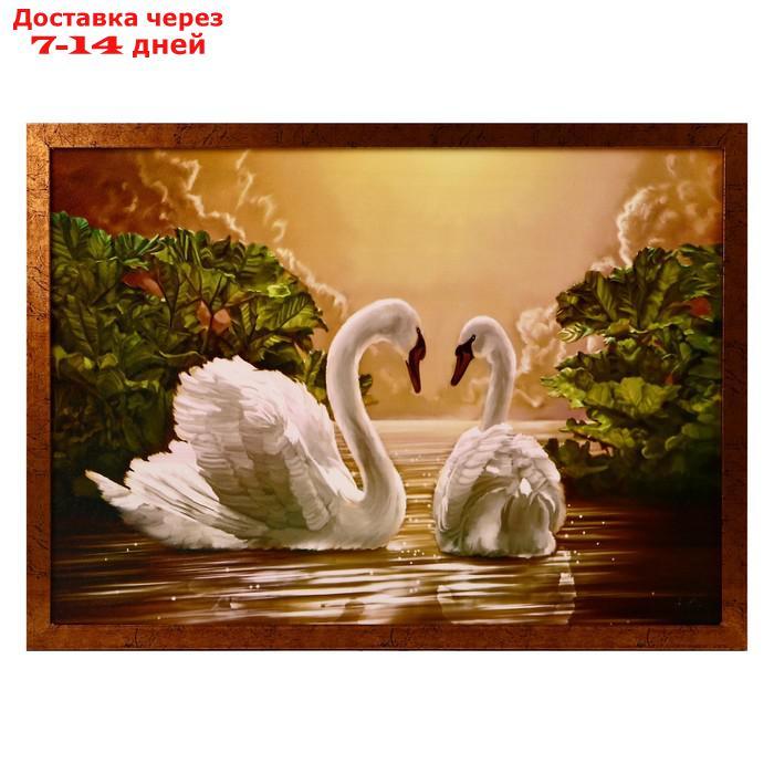 Картина "Сказочны лебеди" 56*76 см - фото 5 - id-p226965587