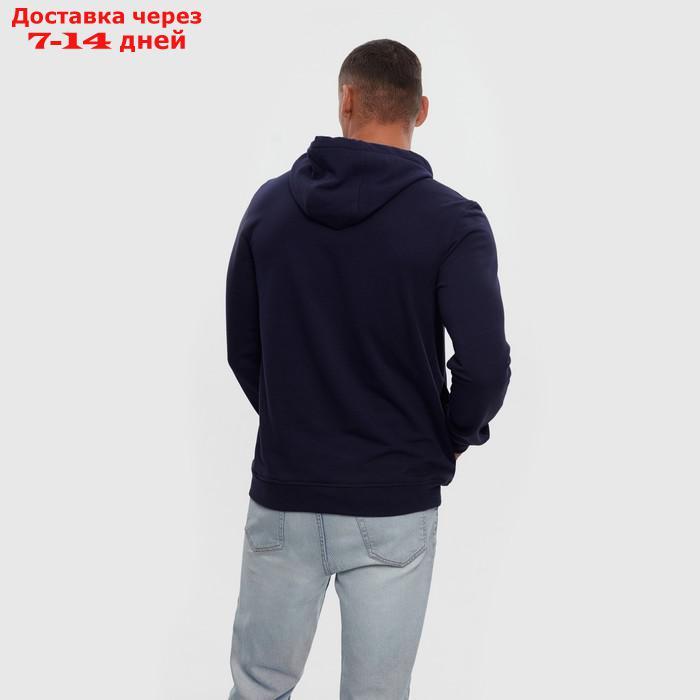 Худи President, XXL, цвет синий, 80% хл, 20% пэ, футер 3-нитка, петля, 300 г/м2 - фото 4 - id-p227117615