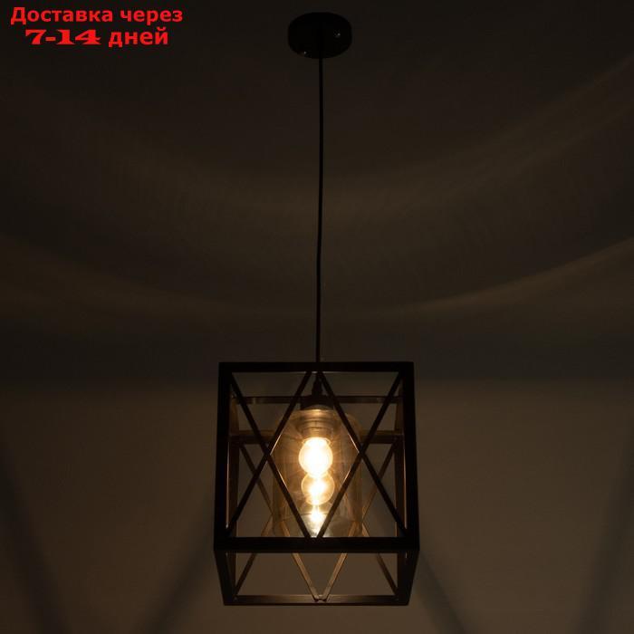 Светильник "Малевич" E27 40Вт черный 25х25х100 см - фото 3 - id-p227118846