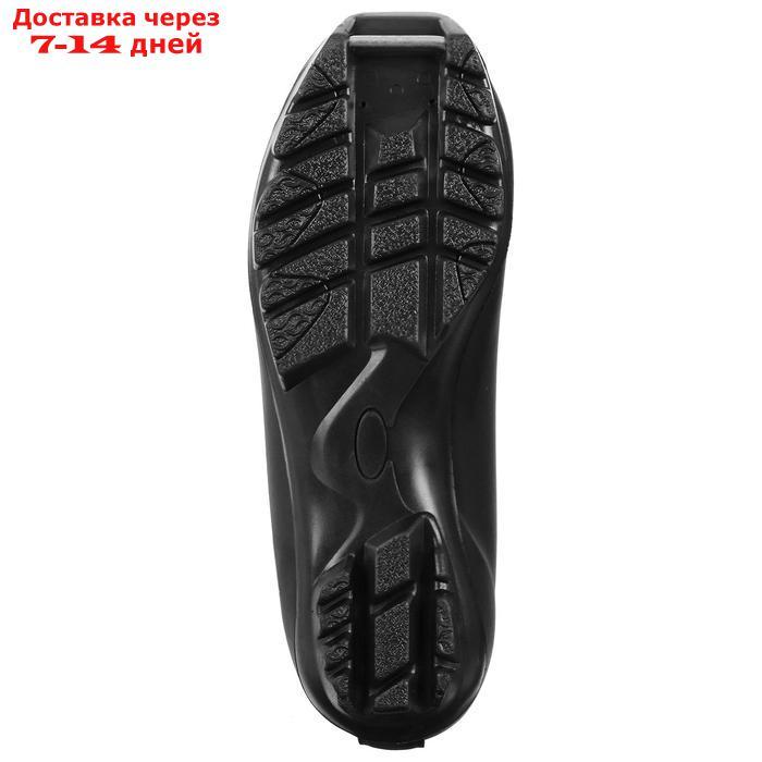 Ботинки лыжные TREK Sportiks NNN ИК, цвет чёрный, лого синий, размер 38 - фото 5 - id-p227101035