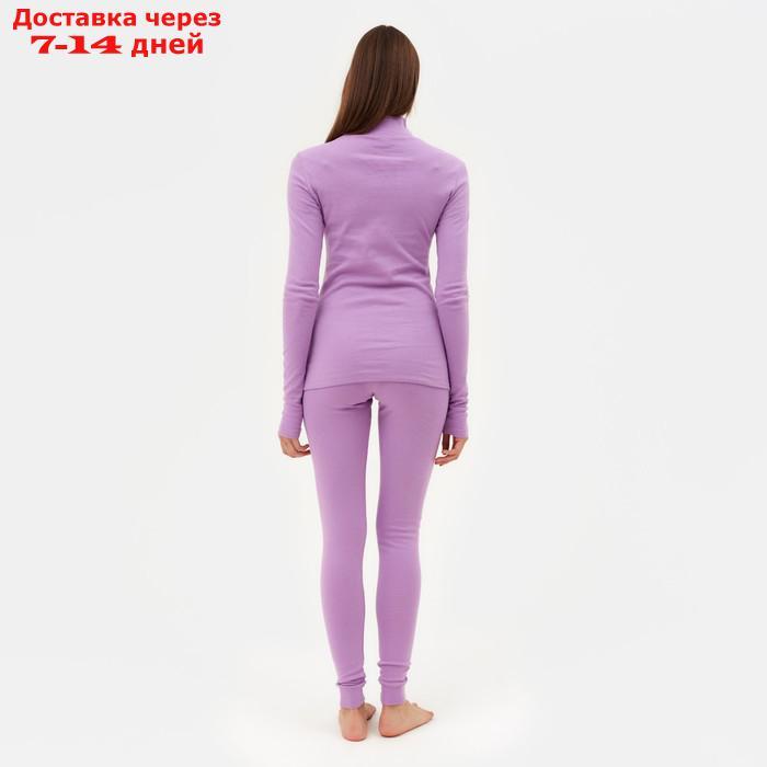 Термобельё женское (лонгслив, лосины) MINAKU цвет фиолетовый, размер 54 - фото 5 - id-p227121408