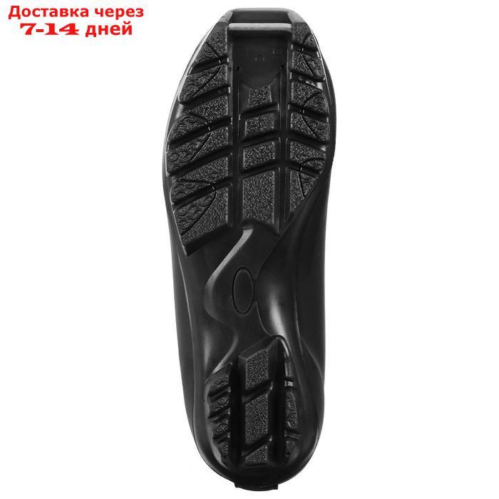 Ботинки лыжные TREK Sportiks NNN ИК, цвет чёрный, лого синий, размер 39 - фото 5 - id-p227101036