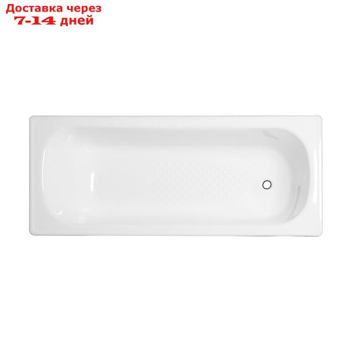 Ванна cтальная Ligeya 170х70, эмалированная, без каркаса, с рантом - фото 3 - id-p227128694