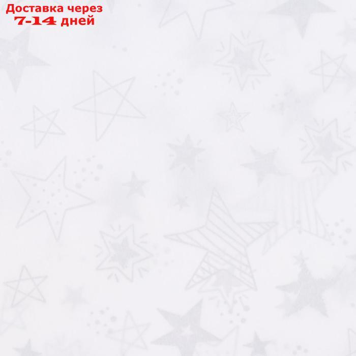 Бумага упаковочная крафт "Звезды", 0,6 х 10 м, 70 г/м² - фото 3 - id-p227097732