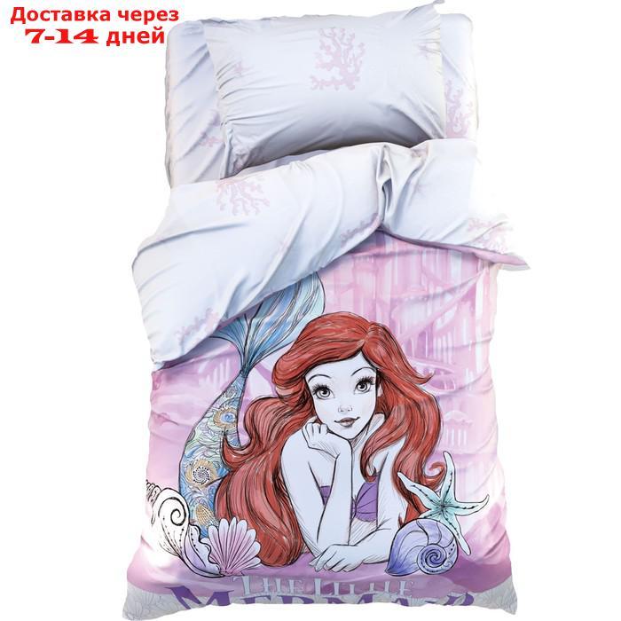 Детское постельное бельё 1,5 сп "The little Mermaid", Принцессы, 143*215 см, 150*214 см, 50*70 см -1 шт, - фото 1 - id-p226954876