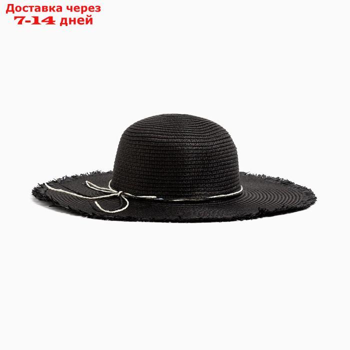 Шляпа женская MINAKU "Блеск", размер 56, цвет чёрный - фото 1 - id-p227108670