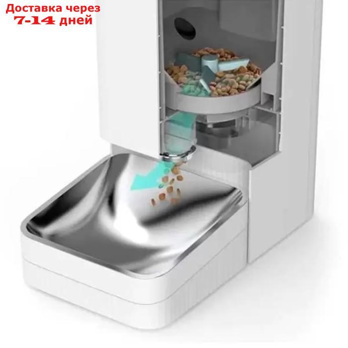 Умная кормушка для домашних животных Xiaomi Smart Pet Food Feeder (BHR6143EU), 3.6 л, Wi-Fi - фото 4 - id-p227129715