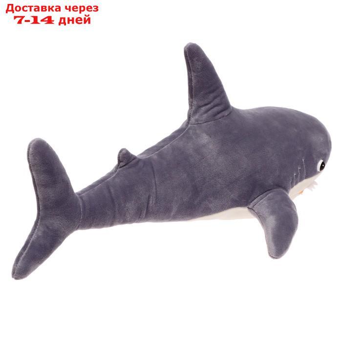 Мягкая игрушка "Акула" серая, 50 см 001/45/79 - фото 3 - id-p227127741