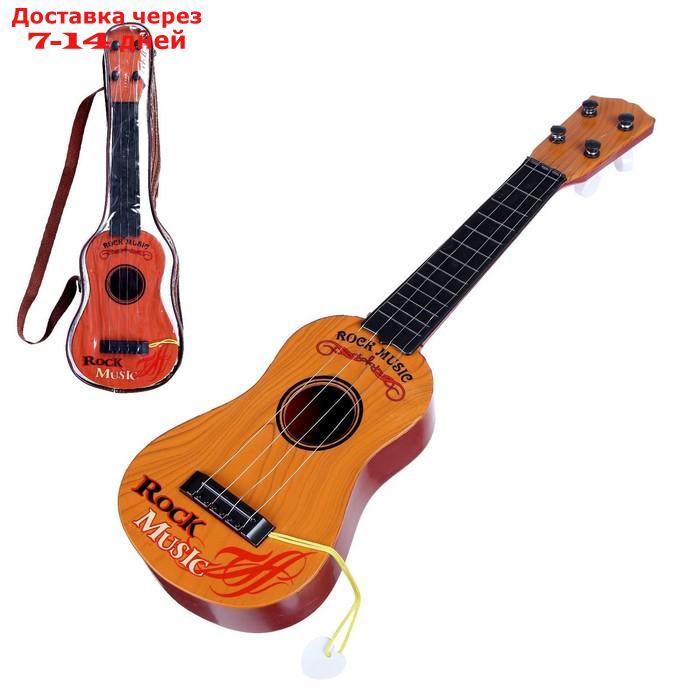 Музыкальная игрушка гитара "Классика", цвета МИКС - фото 1 - id-p226940557
