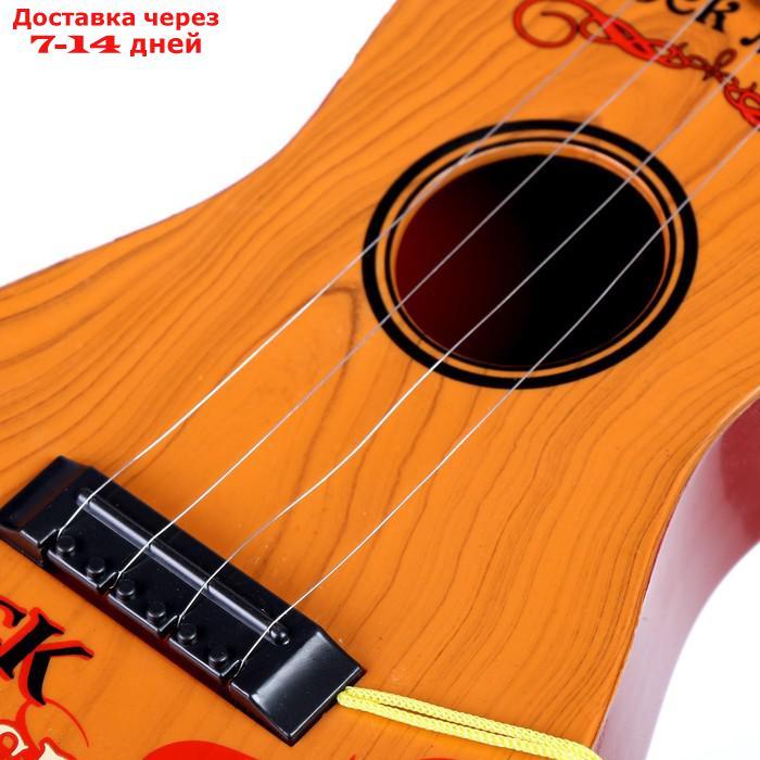 Музыкальная игрушка гитара "Классика", цвета МИКС - фото 4 - id-p226940557