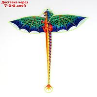 Воздушный змей "Дракон", с леской, цвета МИКС