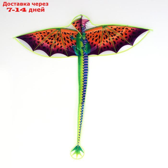 Воздушный змей "Дракон", с леской, цвета МИКС - фото 2 - id-p227106800