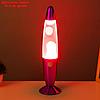 Светильник ночник Лава "Фиолетовая ракета", h=35см (220В), фото 8