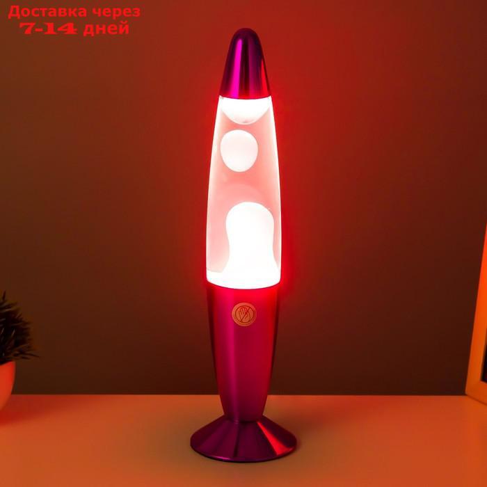 Светильник ночник Лава "Фиолетовая ракета", h=35см (220В) - фото 8 - id-p227101102