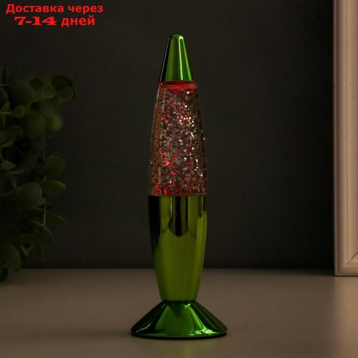 Светильник ночник Лава "Зеленая ракета", 19 см (от бат. 3хLR44) - фото 4 - id-p227101103
