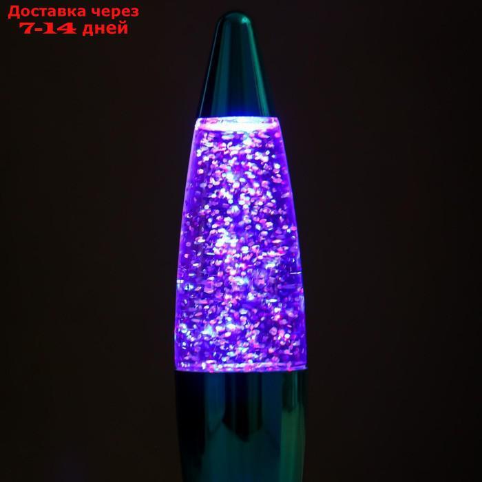 Светильник ночник Лава "Голубая ракета", 19 см (от бат. 3хLR44) - фото 5 - id-p227101104