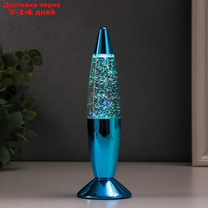 Светильник ночник Лава "Голубая ракета", 19 см (от бат. 3хLR44) - фото 10 - id-p227101104