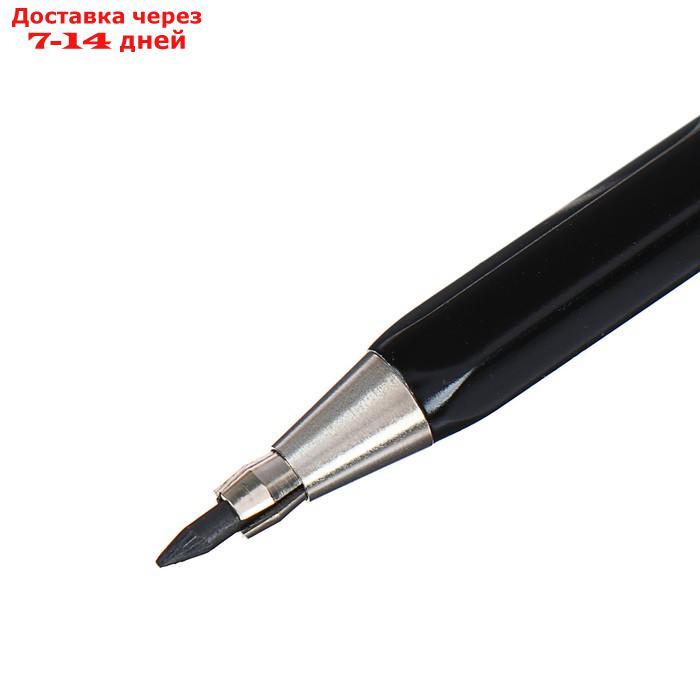 Карандаш цанговый 2.0 мм Koh-I-Noor 5900СN Versatil, металлические детали, черный пластиковый корпус - фото 3 - id-p226976899