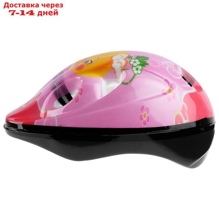 Шлем защитный детский OT-501, размер S (52-54 см), цвет розовый - фото 2 - id-p226940563