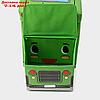 Короб для хранения 55×26×32 см "Школьный автобус", 2 отделения, цвет зелёный, фото 7