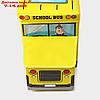 Короб для хранения с крышкой "Школьный автобус", 55×25×25 см, 2 отделения, цвет жёлтый, фото 8