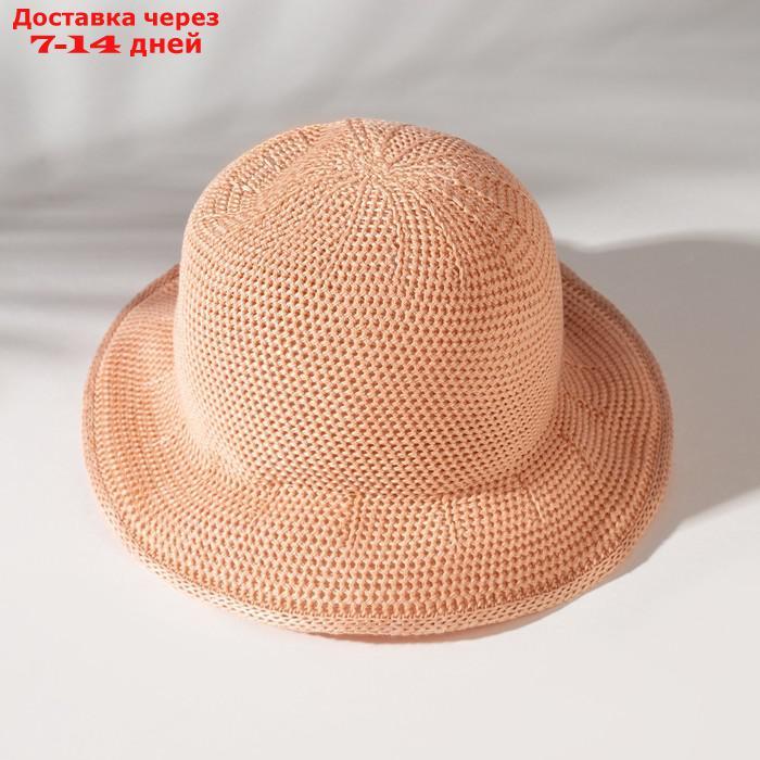 Шляпа для девочки MINAKU с бантом, цвет розовый, р-р 50-52 - фото 1 - id-p227106807