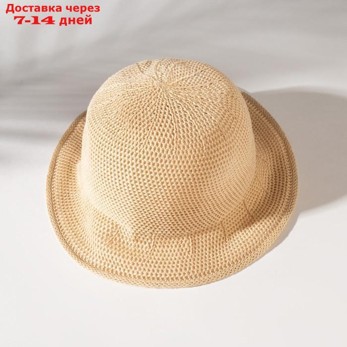 Шляпа для девочки MINAKU с бантом, цвет молочный, р-р 50-52 - фото 5 - id-p227106808