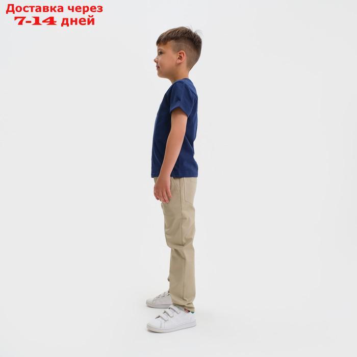 Джинсы для мальчика KAFTAN, размер 34 (122-128 см), цвет бежевый - фото 3 - id-p227114376