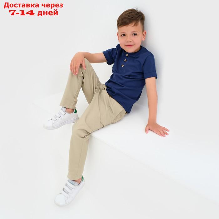 Джинсы для мальчика KAFTAN, размер 34 (122-128 см), цвет бежевый - фото 8 - id-p227114376